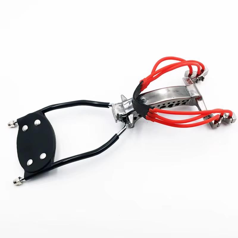 Рогатка пластикова SFU з упором для риболовлі/полювання Silver (0007) - фото 4 Рогатка пластикова SFU з упором для риболовлі/полювання Silver (0007) - фото 4