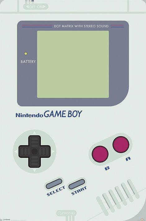 Постер плакат Nintendo Gameboy 61x91,5 см