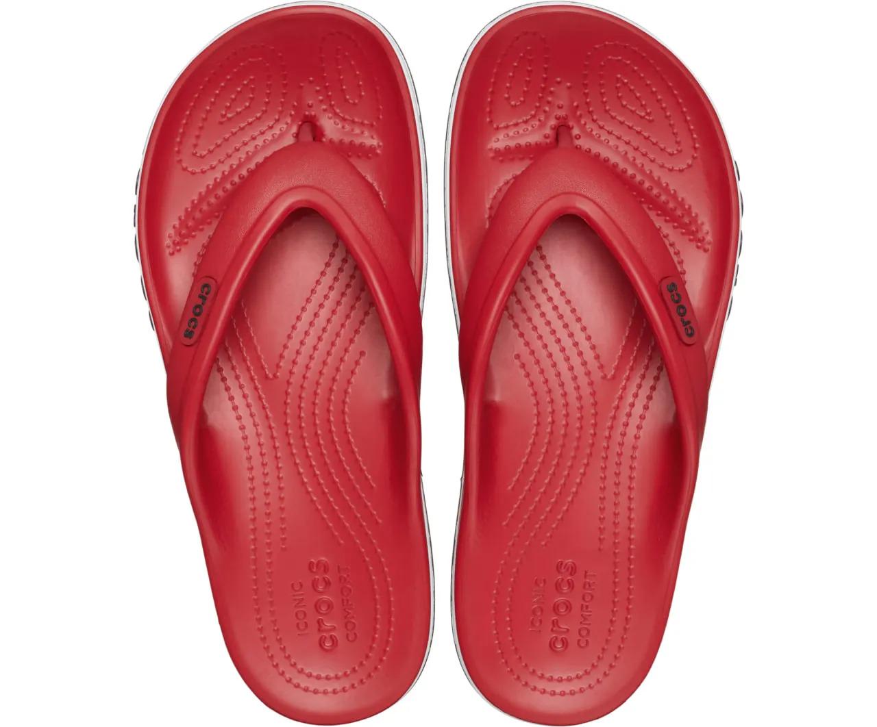 Вьетнамки Crocs Bayaband Flip M5W7 р. 37/24 см Pepper (18966326) - фото 4