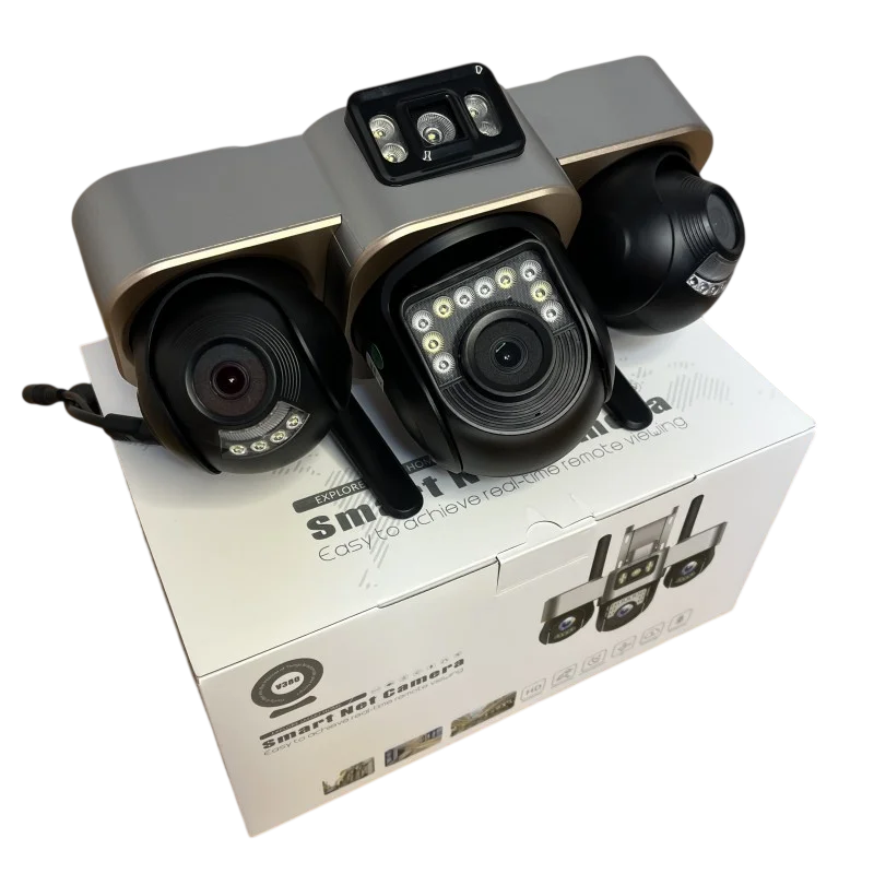 Камера видеонаблюдения Smart Net Camera V380 с 3 объективами (VEN-1164-WIFI-C43 2)