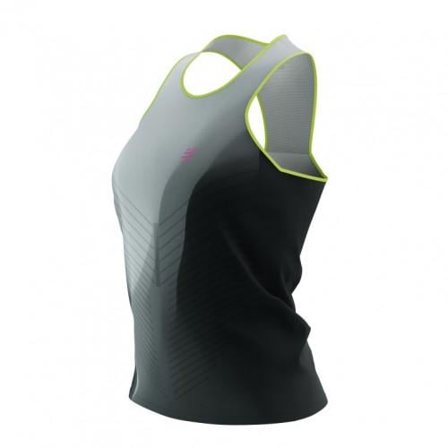 Майка жіноча Compressport Performance Singlet S Black/White