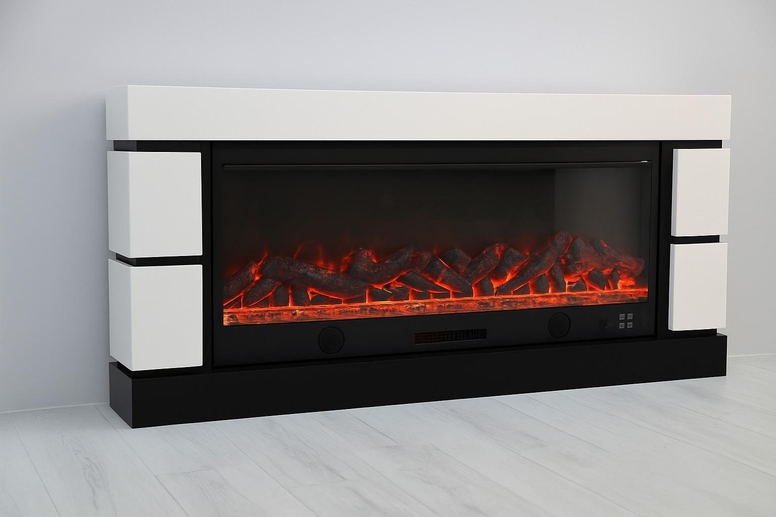 Електричний камін Logos Long 158 1500 Вт Bluetooth (10080144)