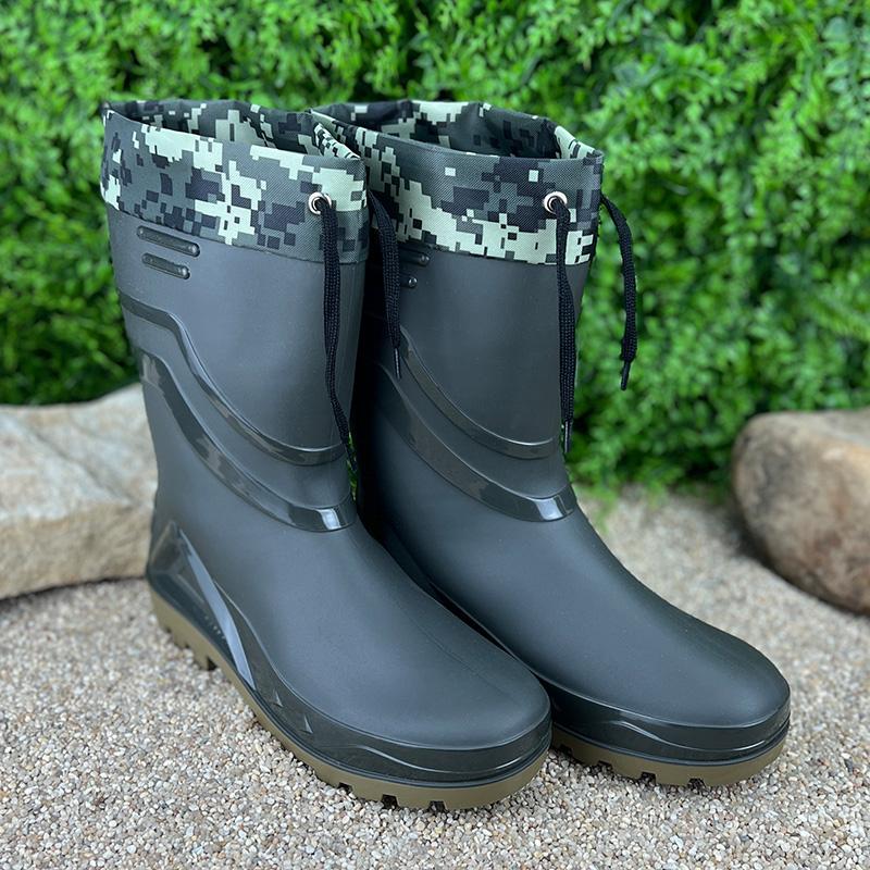 Чоботи гумові чоловічі VS-005014-10 з манжетою 28,5 см p. 44 Зелений (86031023) - фото 2 Чоботи гумові чоловічі VS-005014-10 з манжетою 28,5 см p. 44 Зелений (86031023) - фото 2