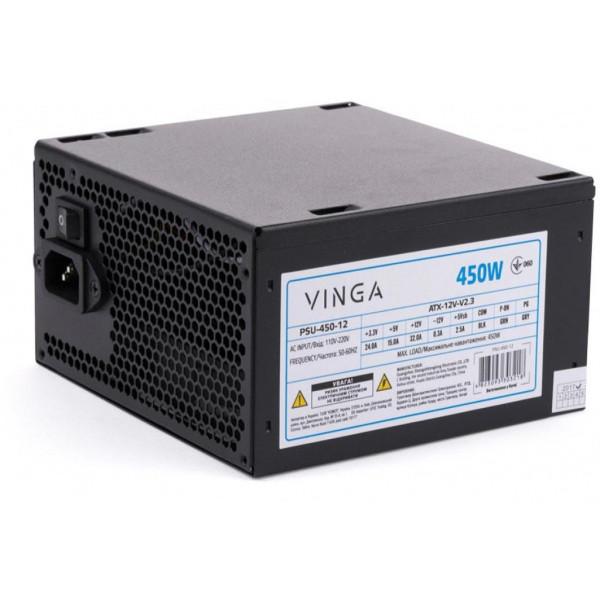 Блок питания Vinga ATX 450W (PSU-450-12)