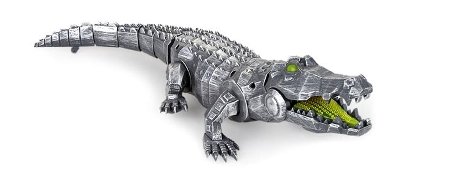 Интерактивная игрушка FEI LUN Mechanical Crocodile крокодил на радиоуправлении Аллигатор-киборг Серый (SUN6716) Интерактивная игрушка FEI LUN Mechanical Crocodile крокодил на радиоуправлении Аллигатор-киборг Серый (SUN6716)