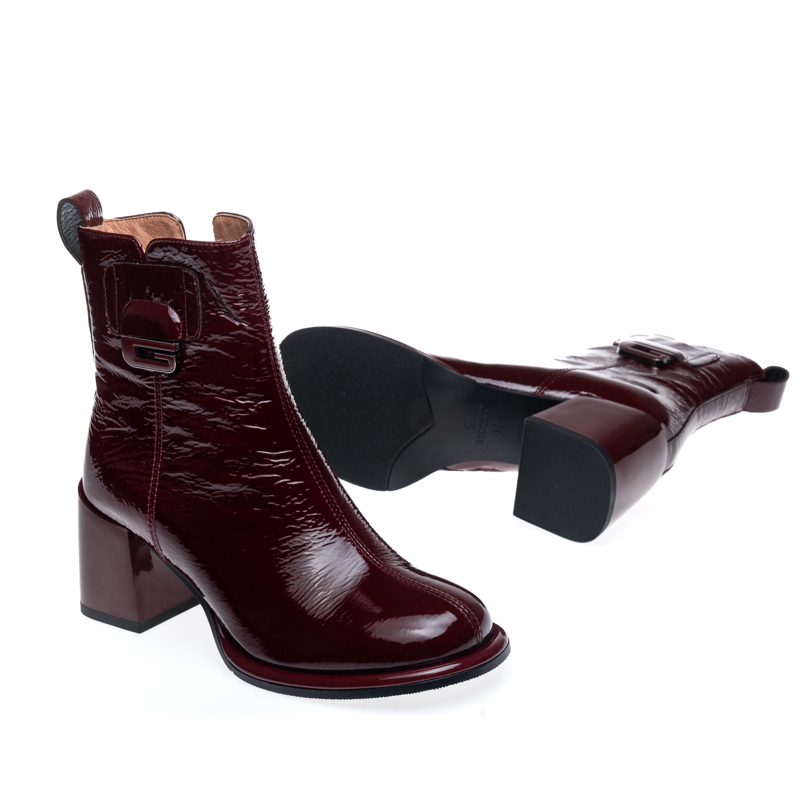 Ботильоны Brocoly 01592 р. 36 Бордовый (104363718) - фото 4 Ботильоны Brocoly 01592 р. 36 Бордовый (104363718) - фото 4
