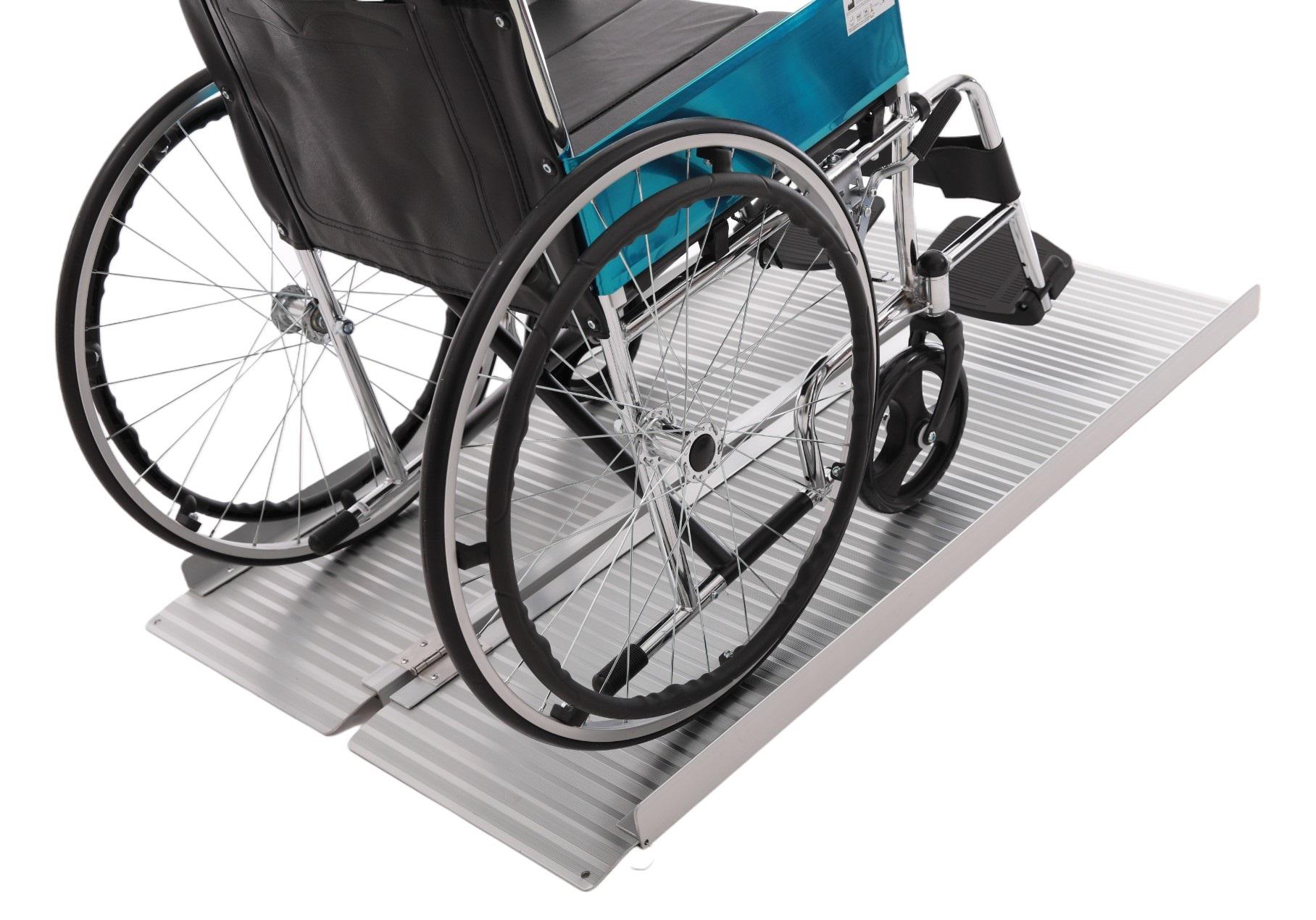 Рампа складана алюмінієва для інвалідних візків 120 см (SC-WTB01) - фото 3