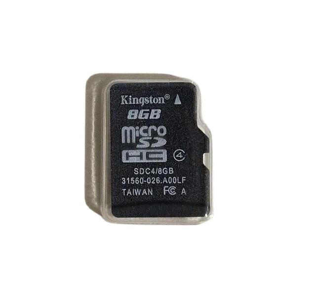 Карта пам'яті Kingston Memory Card MicroSDHC 8 Gb Class 4 (000016000)