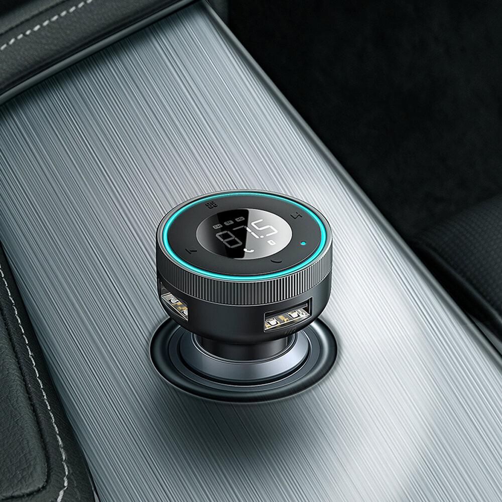 Зарядний пристрій автомобільний Baseus Enjoy Car Wireless MP Charger з FM-модулятором Black (CCLH-01) - фото 3