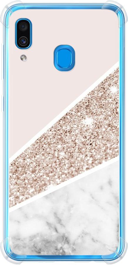 Чехол на Samsung Galaxy A20 2019 A205F Пастельный мрамор (4342sp-1761-42517)