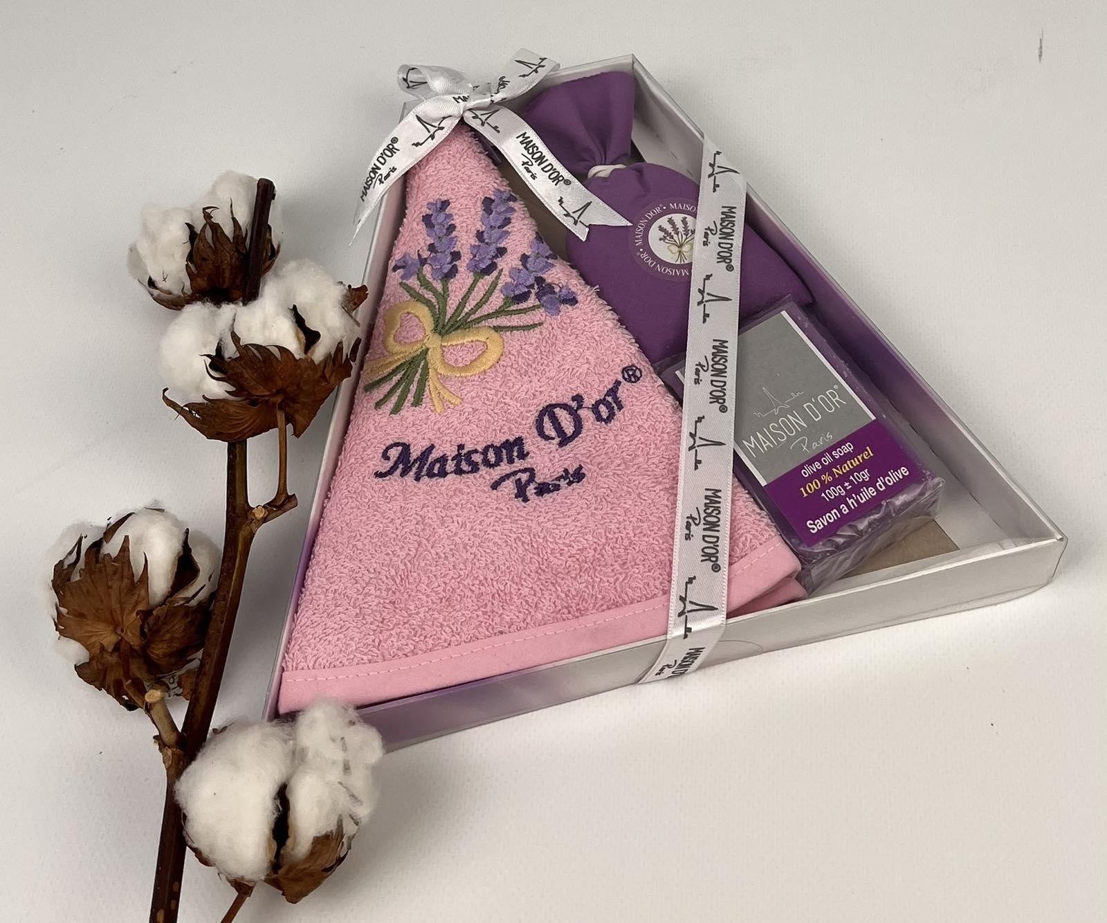 Кухонний рушник з милом Maison D'or New lavander Pink (CN27856)