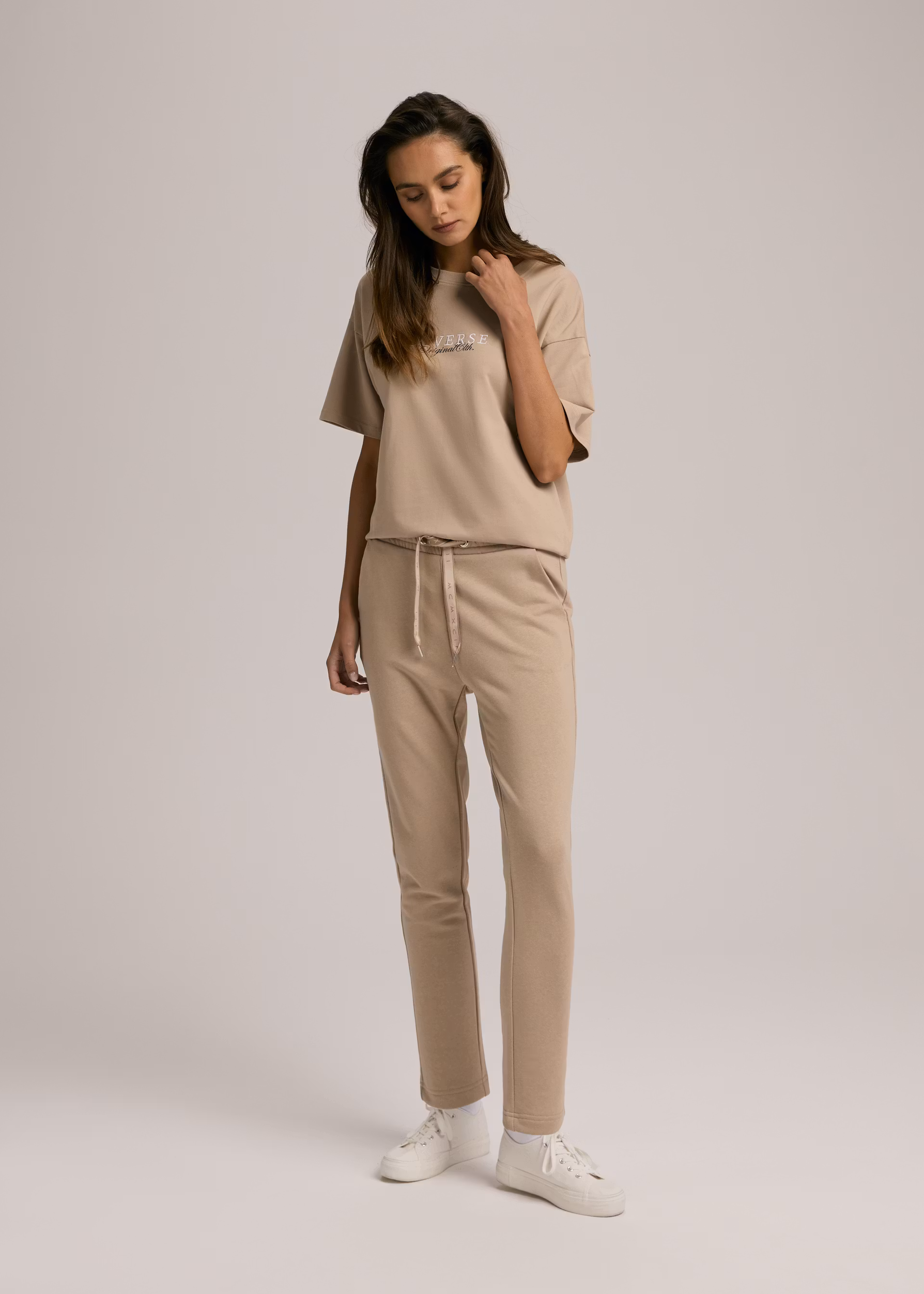 Спортивные штаны женские Diverse TERSI XL Бежевый (5905384175069)