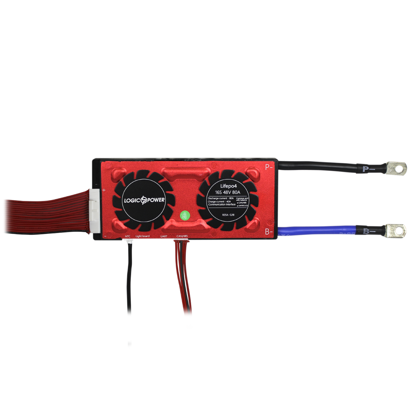 Плата Smart BMS LP LiFePO4 48V 16S Dis 80A Ch 40A UART+RS485+CAN