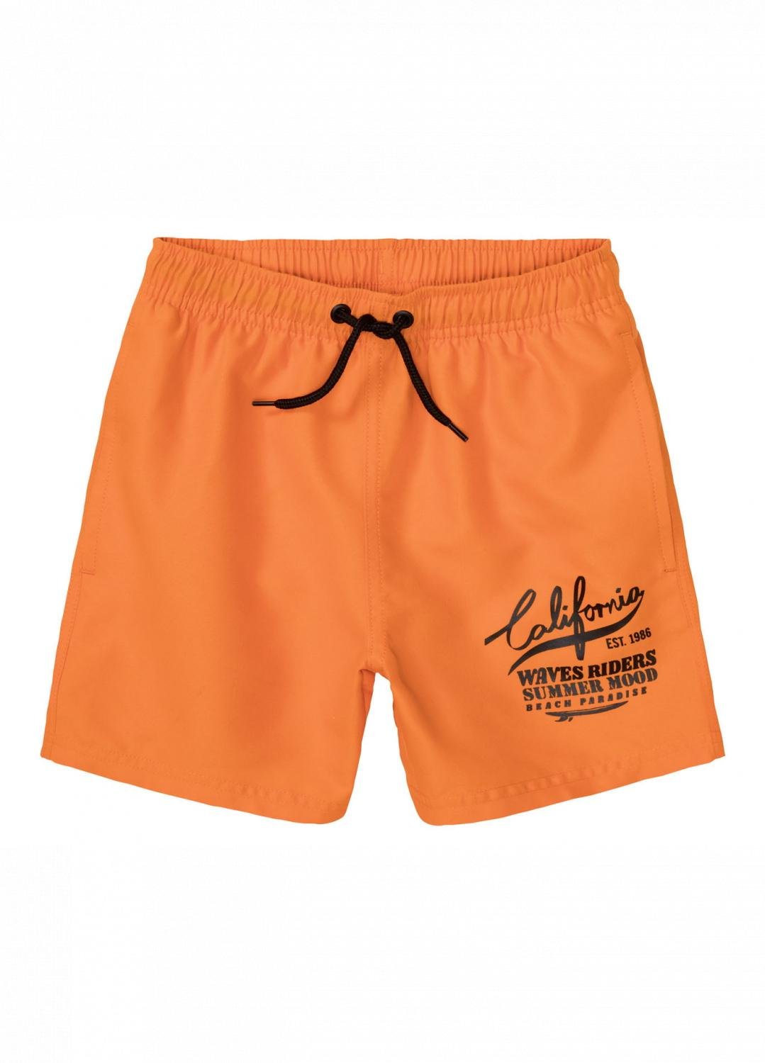 Шорти пляжні для хлопчика Pepperts 383135 з внутрішніми плавками із сітки 134-140 см Помаранчевий (74518)