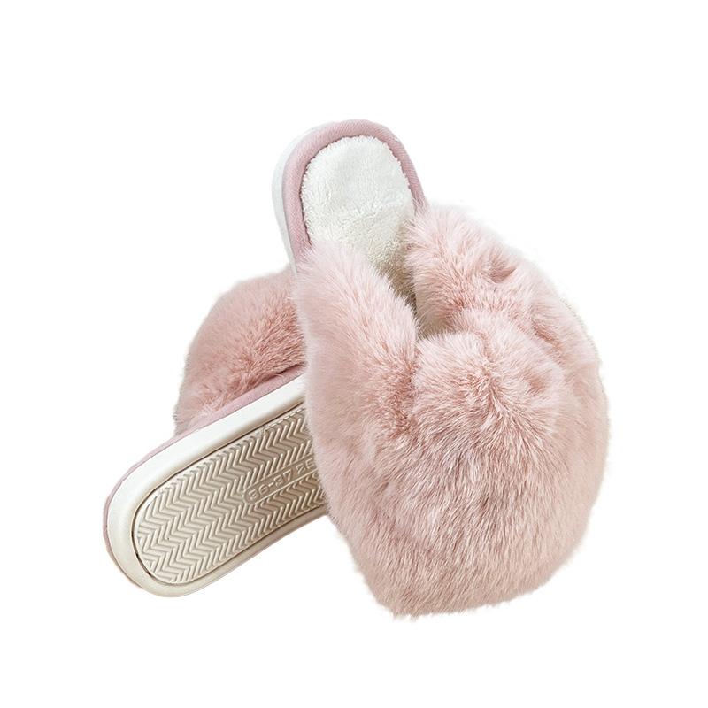 Тапочки домашние женские Sanlin меховые 14550-3 p. 37 23-23,5 см Пудровый Тапочки домашние женские Sanlin меховые 14550-3 p. 37 23-23,5 см Пудровый