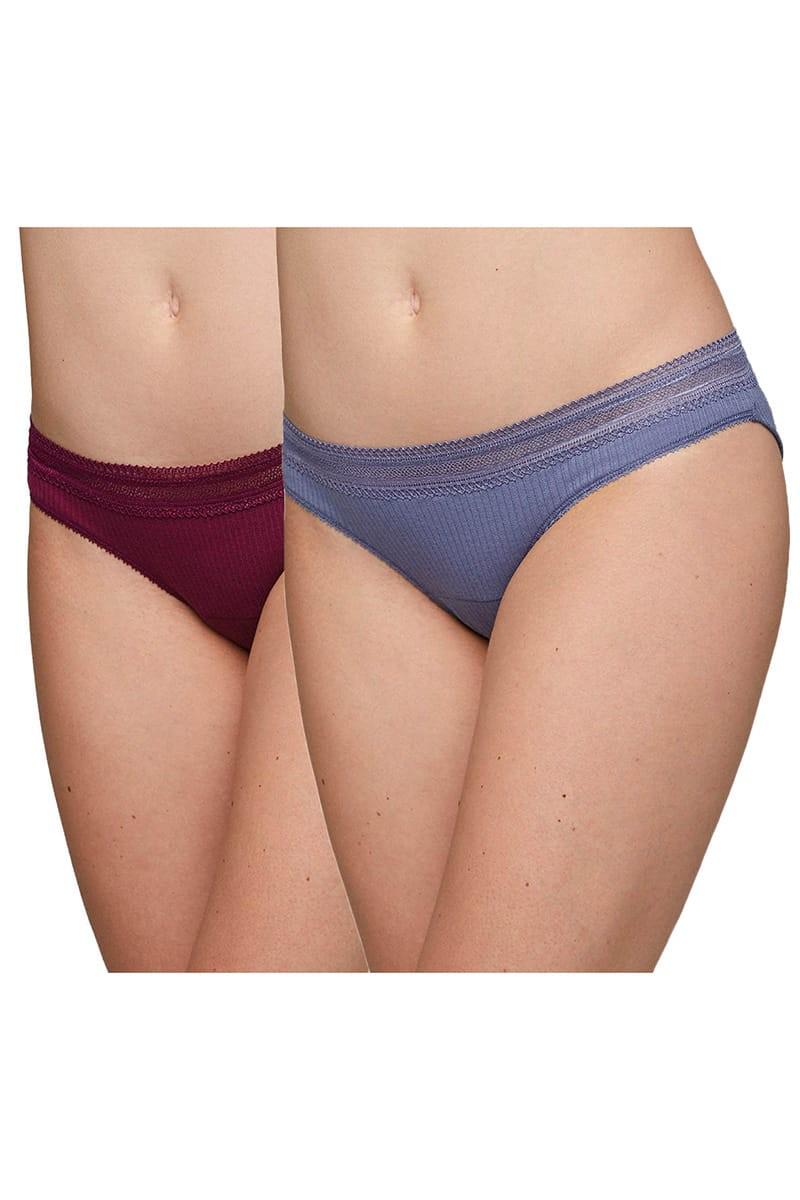 Трусики слип Ysabel Mora р. 4/L 2 шт. Сливовый/Синий (68717) Трусики слип Ysabel Mora р. 4/L 2 шт. Сливовый/Синий (68717)