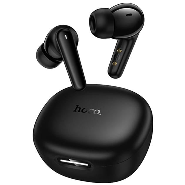 Наушники беспроводные блютуз Hoco EQ100 TWS BT5.4 кейс гарнитура с функцией перевода App для Android/Iphone Черный (cc3256b8) Наушники беспроводные блютуз Hoco EQ100 TWS BT5.4 кейс гарнитура с функцией перевода App для Android/Iphone Черный (cc3256b8)