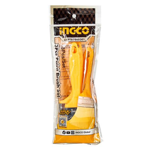 Набір пензлів INGCO Super Select 3 шт. (26771522) - фото 5