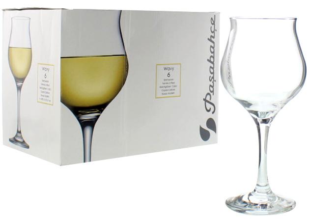 Набір фужерів Pasabahce Wavy 305 мл для білого вина 6 шт. (PB-440258) - фото 3