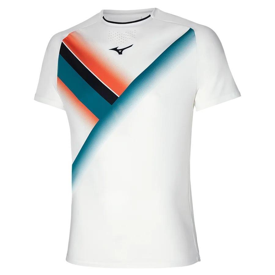 Футболка мужская Mizuno Shadow Graphic Tee L Белый (62GA1503 L)