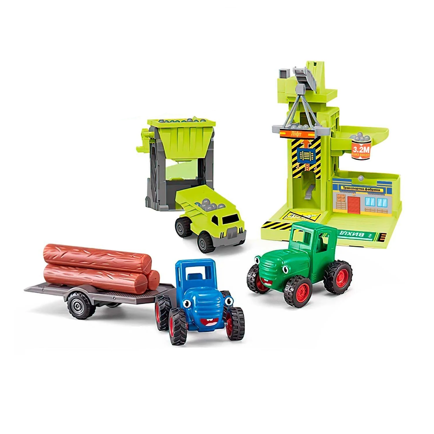 Трактор 22326 2 трактори/підіймач Синій (24707998)