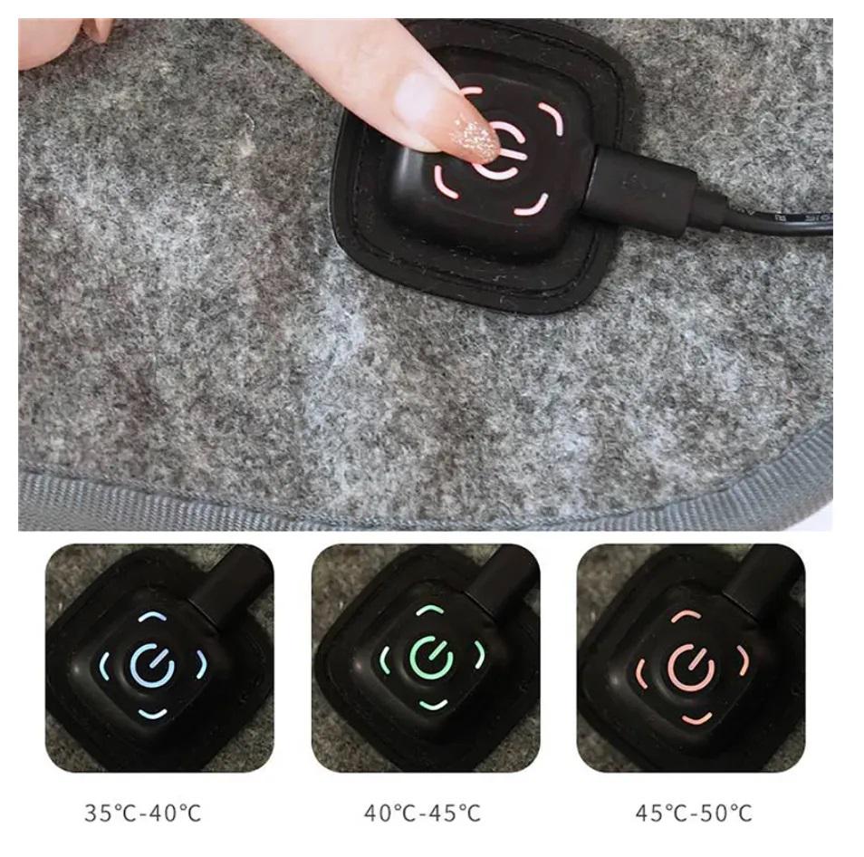 Электропростынь USB с подогревом от повербанка 3 режима 160х80 см - фото 9