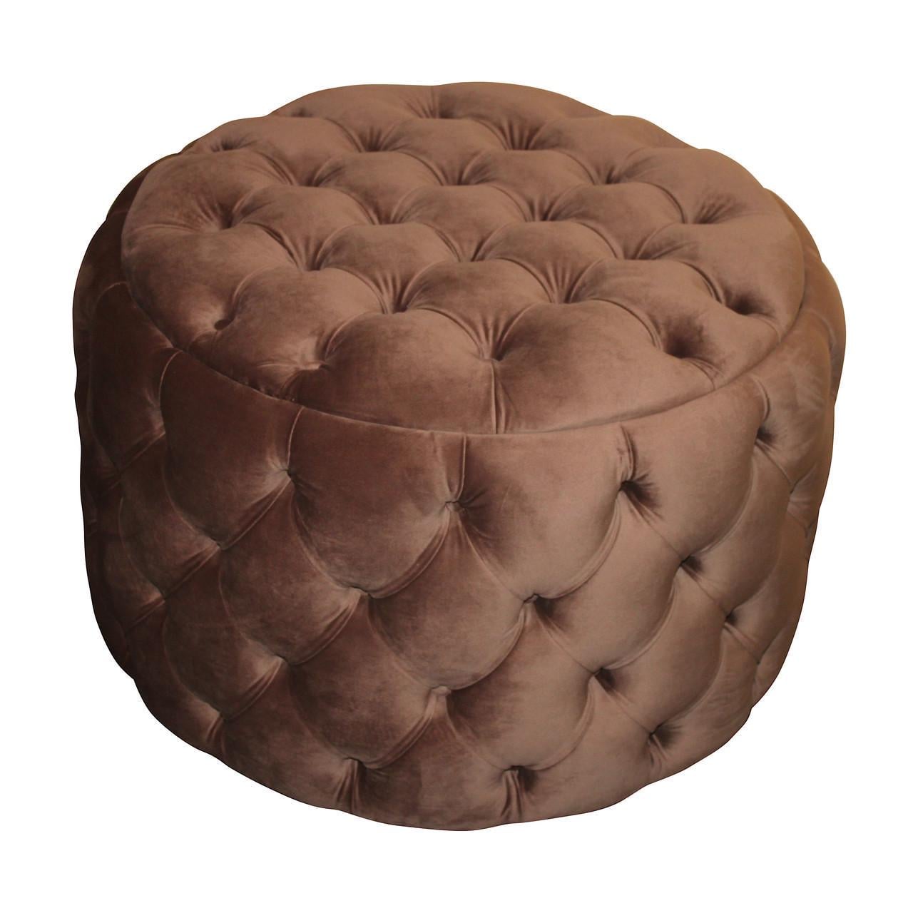 Пуф MeBelle Amster 75х50 см Коричневый (0136)