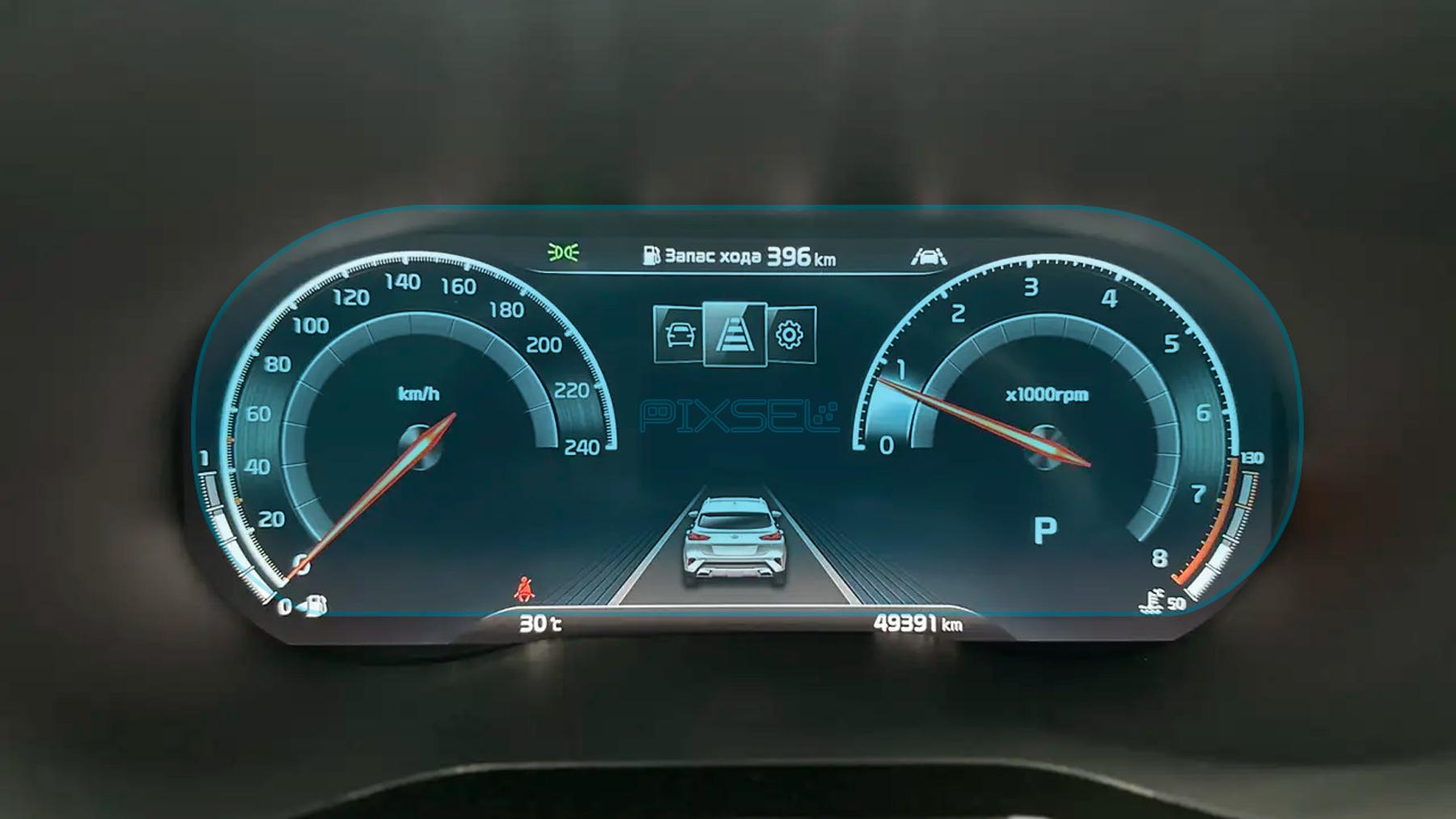 Стекло защитное Pixsel гибридный глянец на приборную панель KIA XCEED 12,7“ 2019 Стекло защитное Pixsel гибридный глянец на приборную панель KIA XCEED 12,7“ 2019