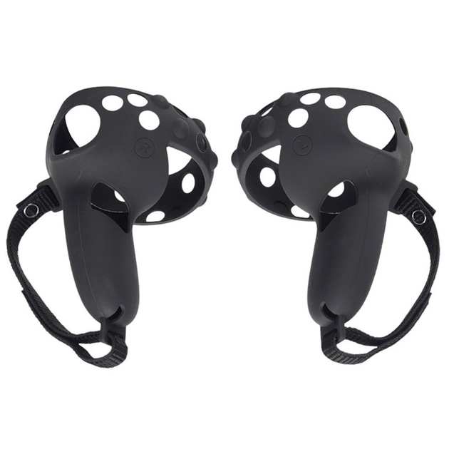 Чехлы для контроллеров Oculus Quest 2 VR силиконовые Черный