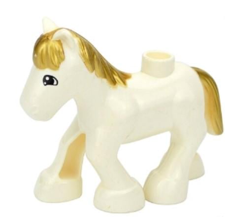 Фігурка Поні Білий із золотом (1833379870)
