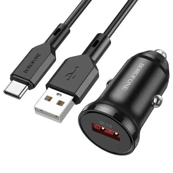Зарядное устройство Borofone BZ18 Type-C QC3.0