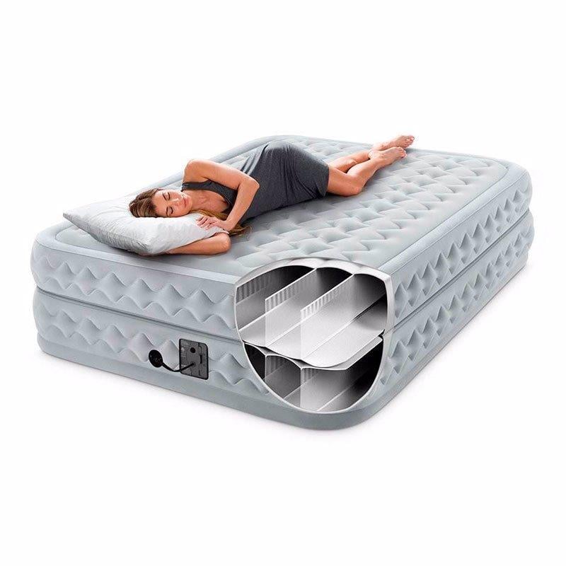 Матрас надувной двухместный Intex 152 х 203 х 51 см со встроенным насосом (64490) - фото 7 Матрас надувной двухместный Intex 152 х 203 х 51 см со встроенным насосом (64490) - фото 7