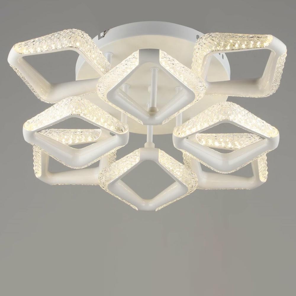 Люстра потолочная светодиодная Lighthouse SRS-19995/8 WT 48W Белый