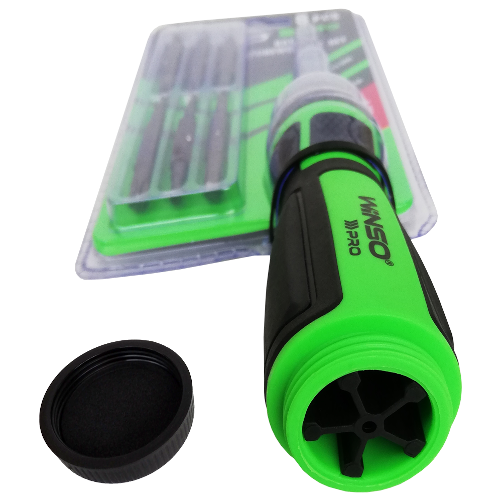 Викрутка реверсивна з насадками WINSO 16в1 8 од. (920116) - фото 2 Викрутка реверсивна з насадками WINSO 16в1 8 од. (920116) - фото 2