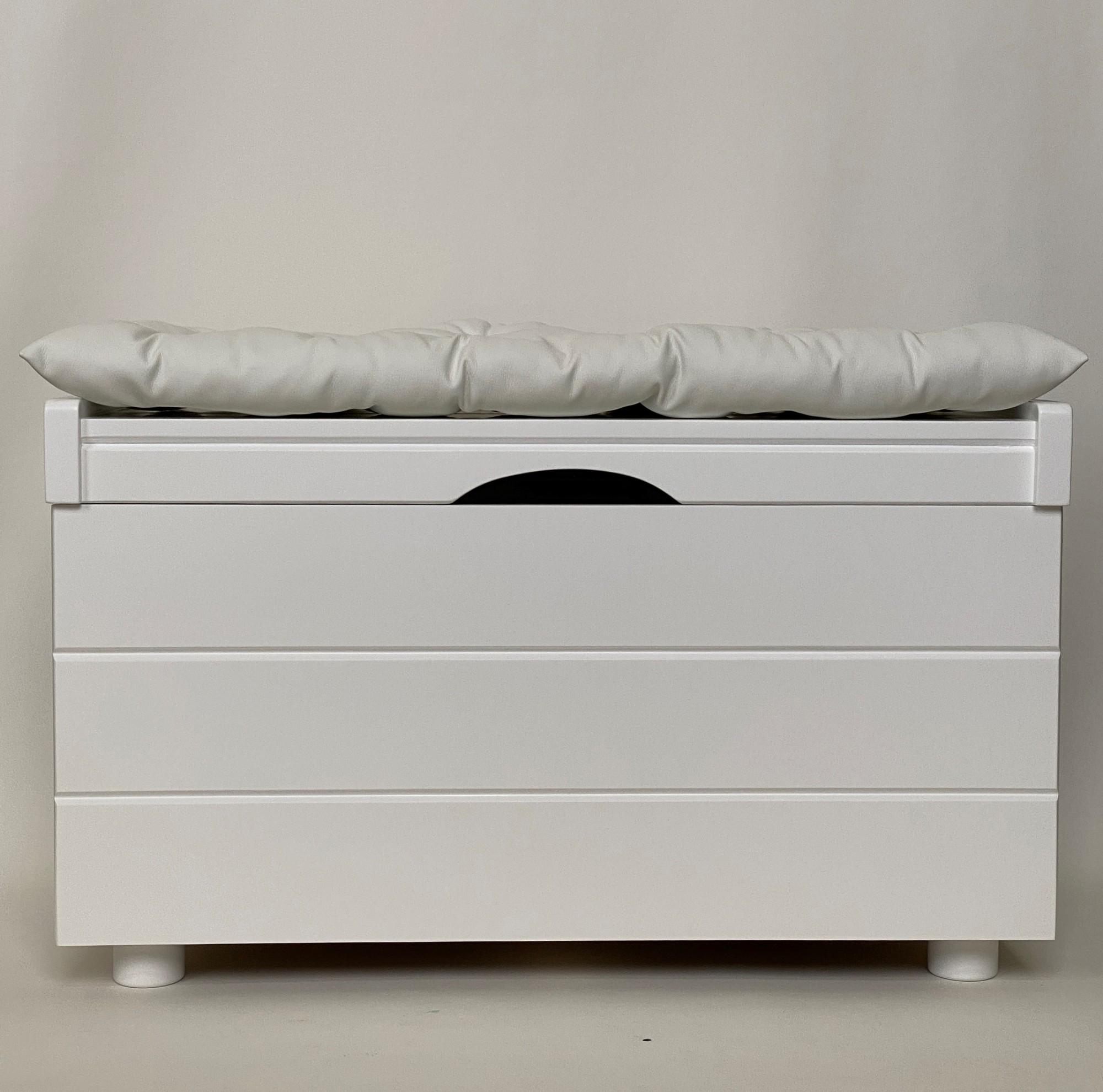 Сундук Скиф 2-А с подушкой деревянный/кожзаменитель Белый/Софт Белый (25651136) Сундук Скиф 2-А с подушкой деревянный/кожзаменитель Белый/Софт Белый (25651136)