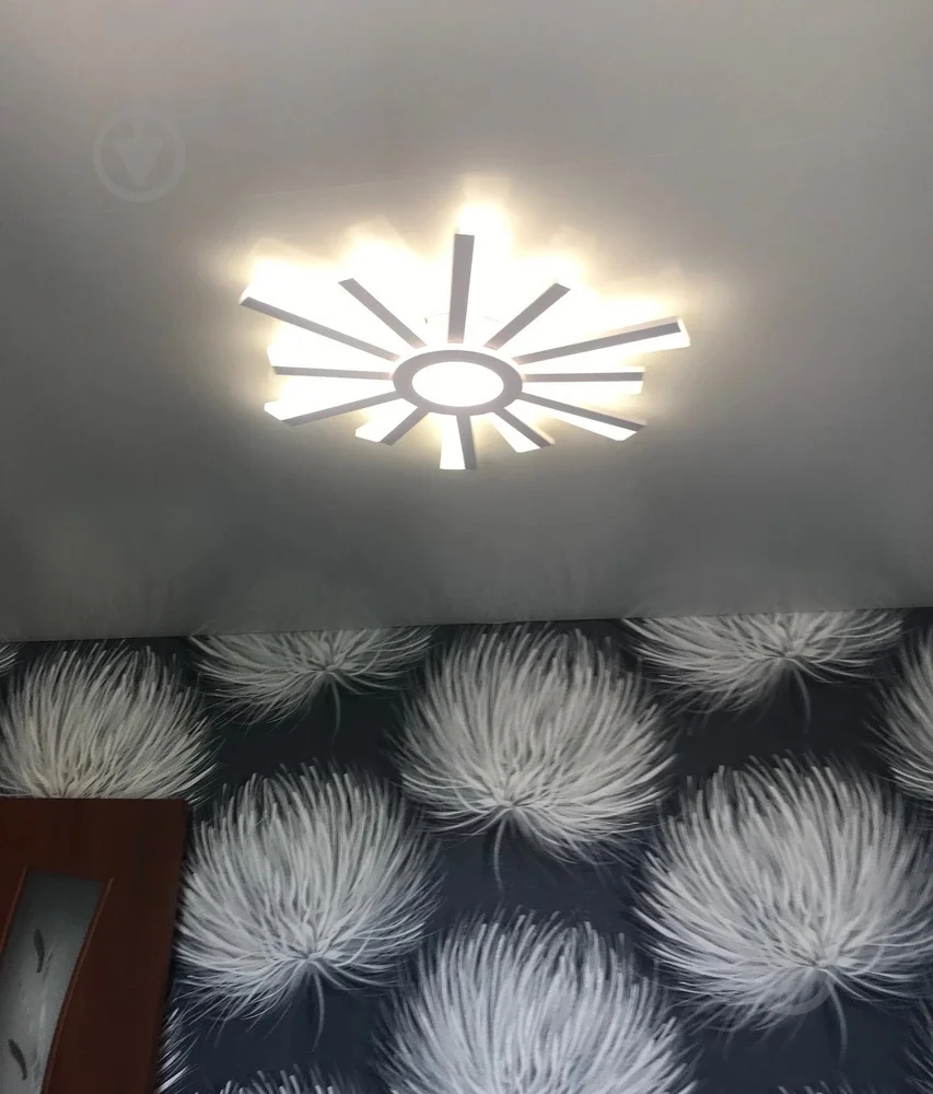 Люстра ESLLSE TERESA R с пультом 70 Вт 550x50 мм Белый (10205) - фото 7