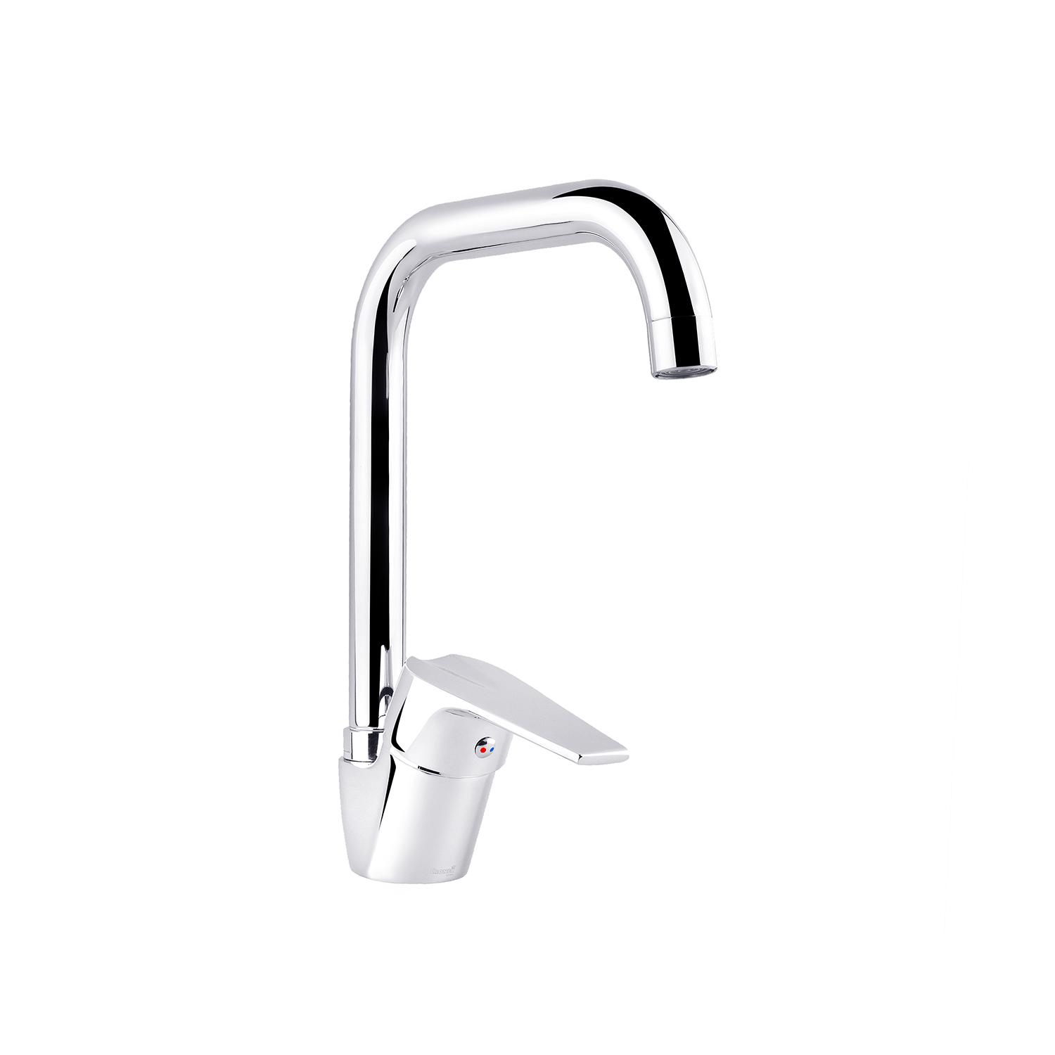 Змішувач для кухні KRONER Odra-C037 CV021188 одноважільний Хром (141720)