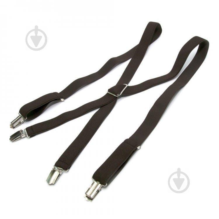 Подтяжки Gofin suspenders Х Образные Темно-Коричневые (PBXX-5920)