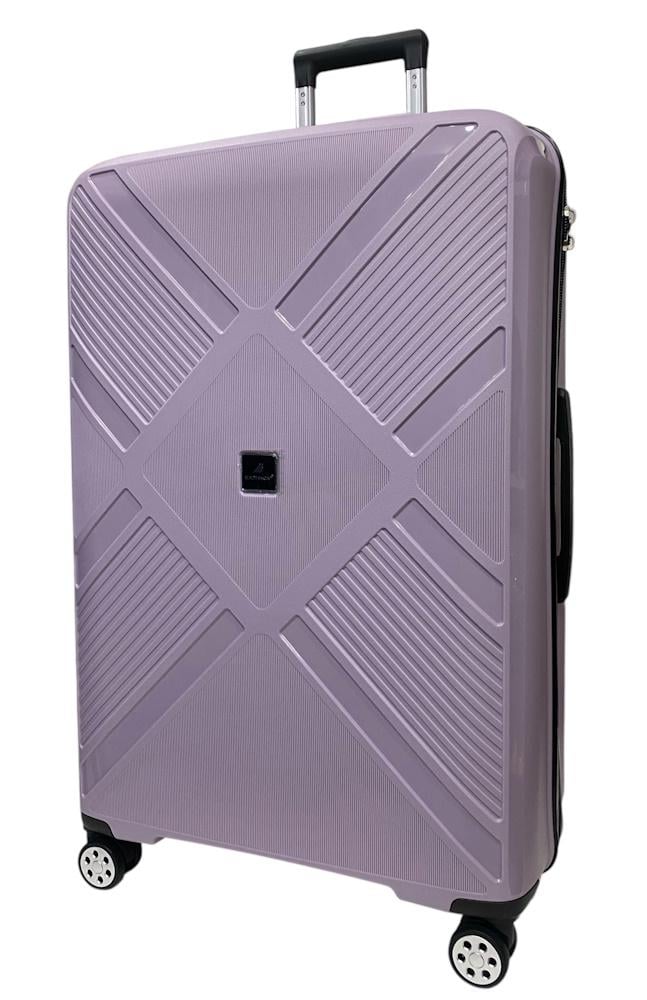 Чемодан Madisson Snowball 53103 большой 102 л полипропилен 4 колеса 360° кодовый замок L 74x50x30 см Сиреневый