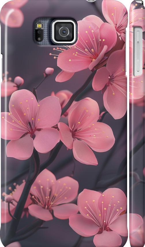 Чохол на Samsung Galaxy Alpha G850F Пурпурова сакура (6075m-65-42517)
