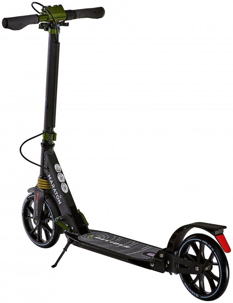 Самокат двухколесный Maraton Decider Черный (784774421)