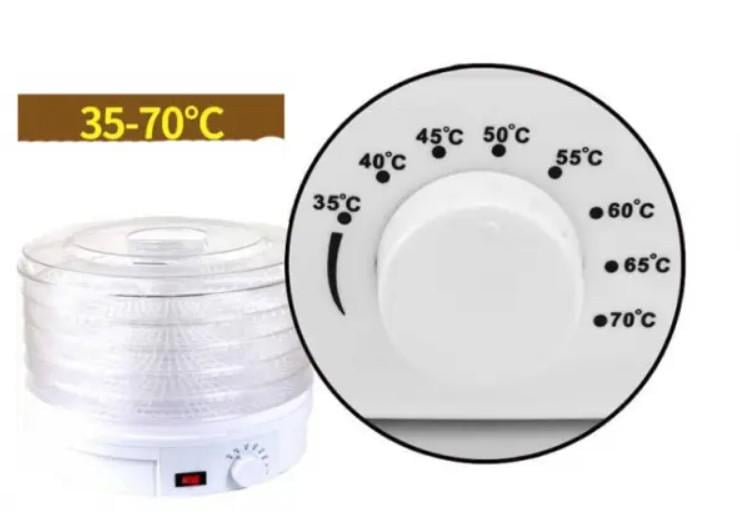 Сушилка для фруктов и овощей Rainberg RB-912 бытовая 5 ярусов 800 Вт (185) - фото 2 Сушилка для фруктов и овощей Rainberg RB-912 бытовая 5 ярусов 800 Вт (185) - фото 2