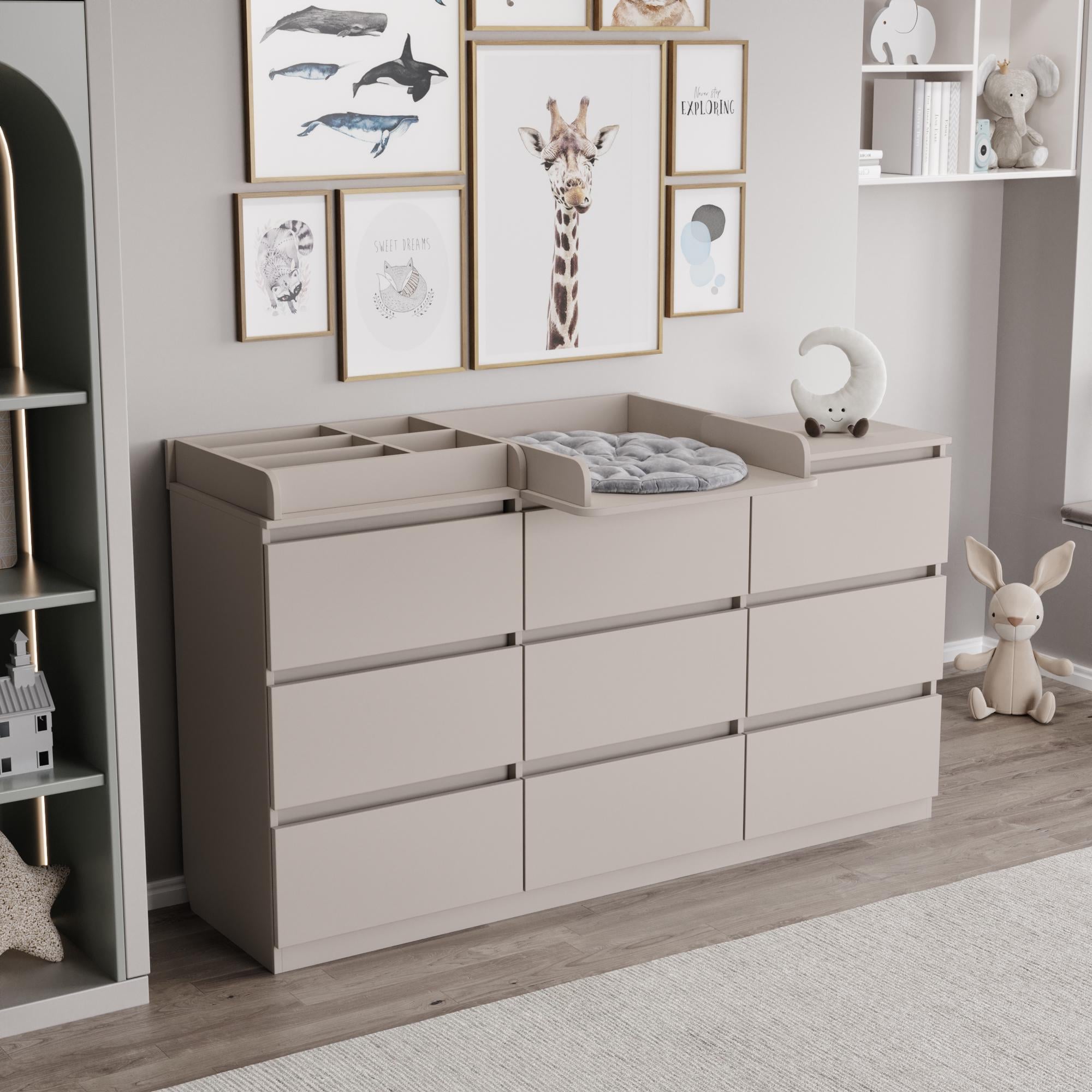 Пеленальный комод Furnigrade ПС-12 170х90х45 см Кашемир