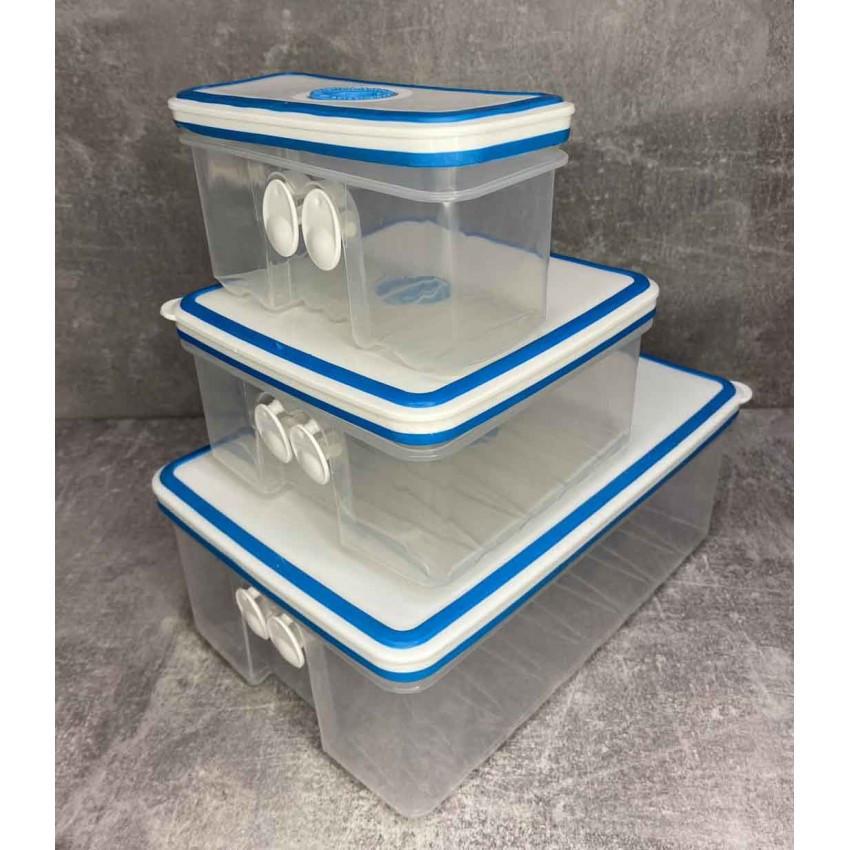 Набір контейнерів харчових A-Plus 10900 пластикових 3 шт. (1667041157)