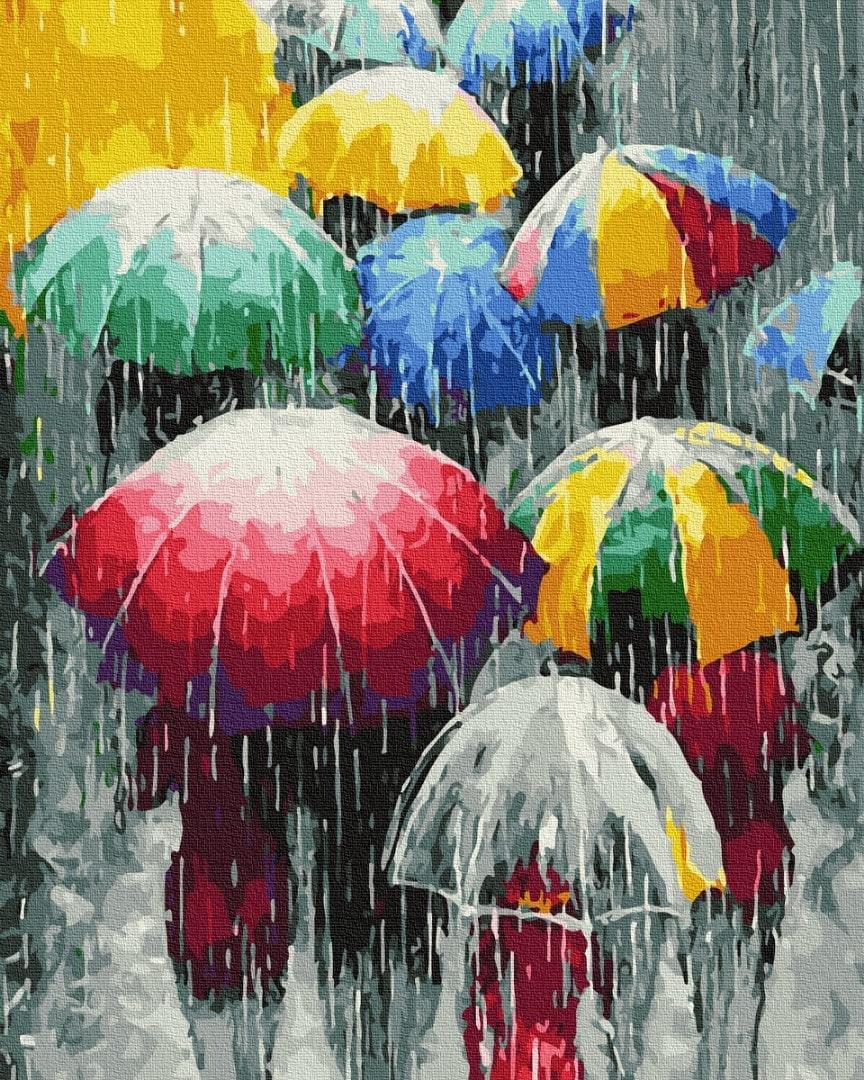 Картина по номерам Brushme GX36511 Дождевые краски 40x50 см (1341300190)