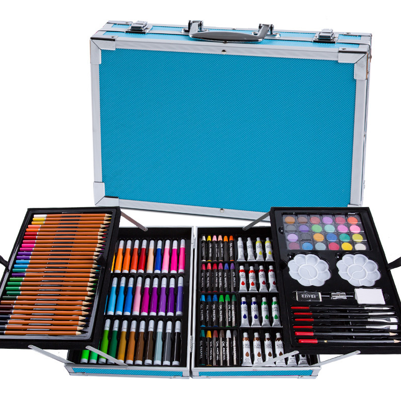 Набор для рисования Классический 145 элементов в металлическом чемоданчике (145)