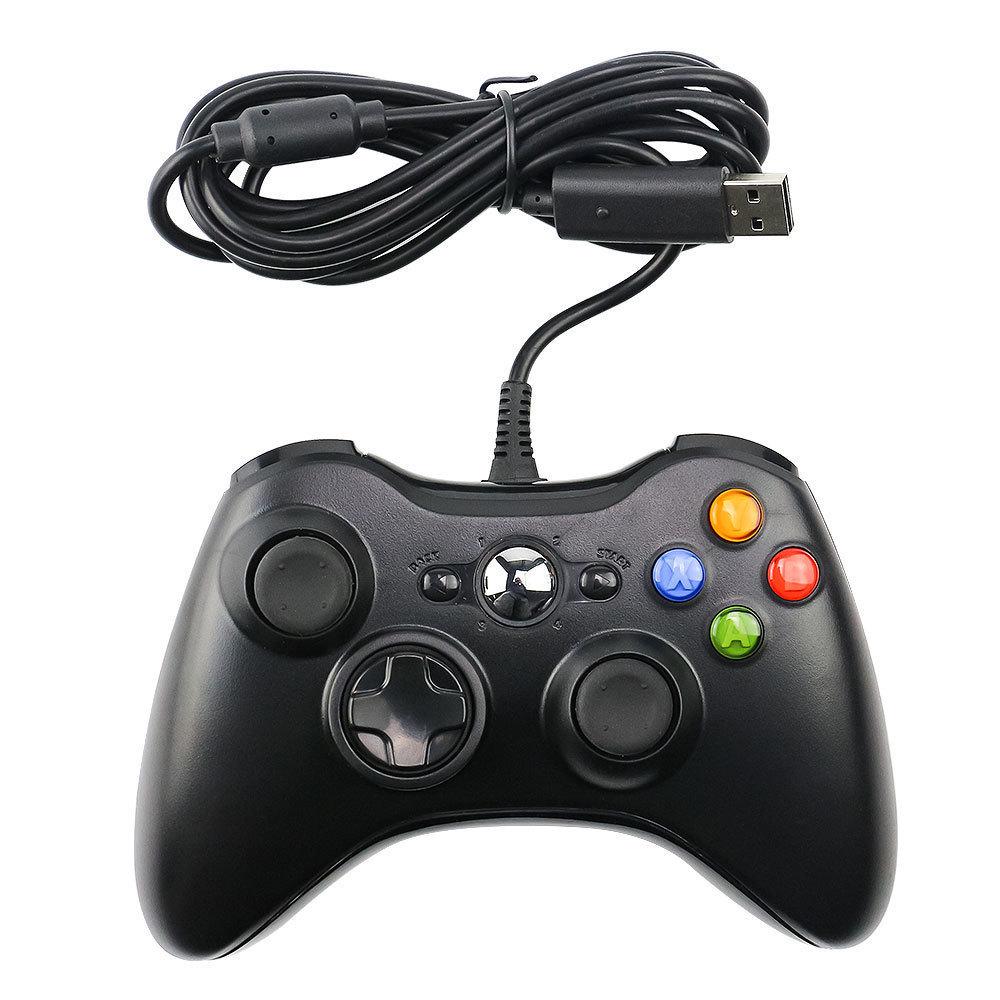 Проводной геймпад DialogGame XB360 для PC и Xbox 360 Vibration USB Black