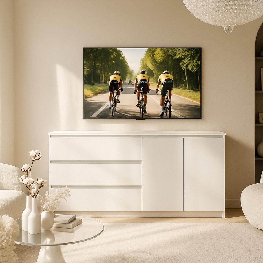 Комод Майстер Форм Брайт 1580х376х730 мм левосторонний Нимфея альба (30252) Комод Майстер Форм Брайт 1580х376х730 мм левосторонний Нимфея альба (30252)