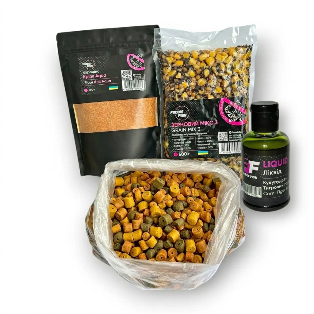 Карповый набор Foodie Fish Ready-to-Fish/Ликвид (2995114207)