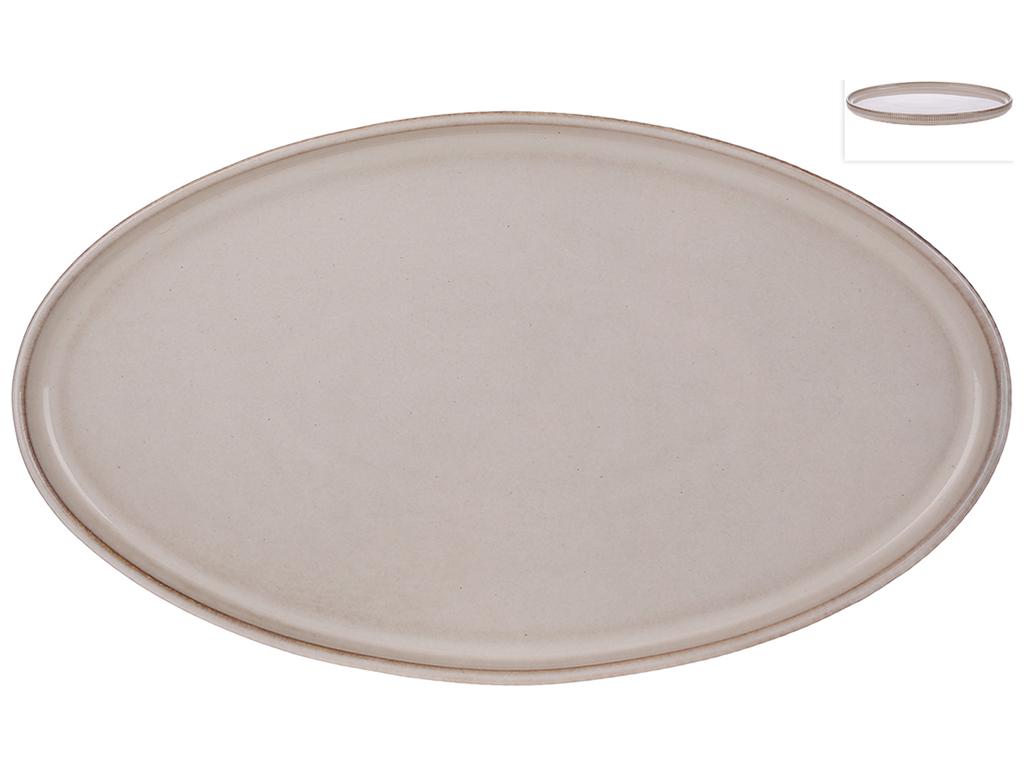 Блюдо Modern line 31,5x18 см Бежевий (BDI-344-211) - фото 2 Блюдо Modern line 31,5x18 см Бежевий (BDI-344-211) - фото 2